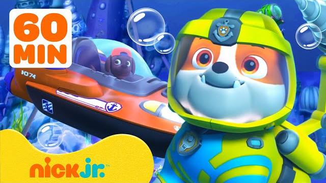 Rubble & zuma's water rescues! w/ paw patrol marshall, rocky & chase | 1 hour | rubble & crew Rubble & zuma's water rescues! w/ paw patrol marshall, rocky & chase | 1 hour | rubble & crew
