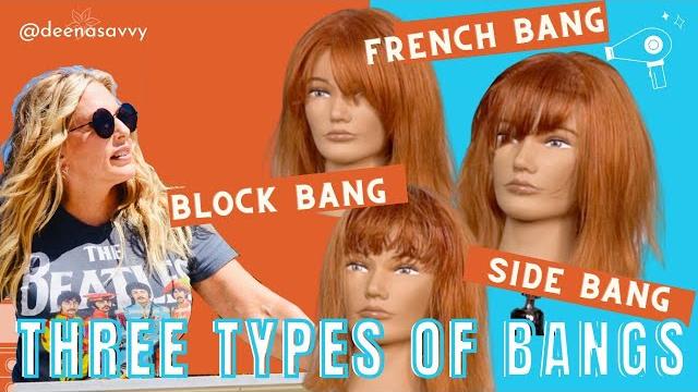 Cutting bangs three different ways tutorial Cutting bangs three different ways tutorial