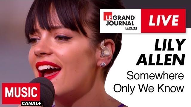 Lily allen - somewhere only we know - live du grand journal Lily allen - somewhere only we know - live du grand journal