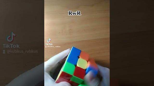 Фокус с кубиком рубика Фокус с кубиком рубика
