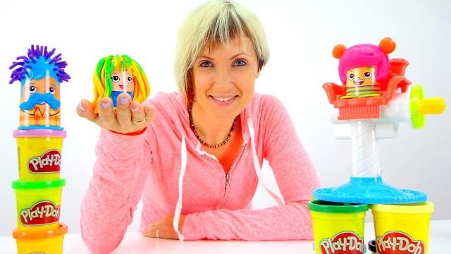Весёлая школа с play doh - прически - мультфильм грузовичок лева Весёлая школа с play doh - прически - мультфильм грузовичок лева