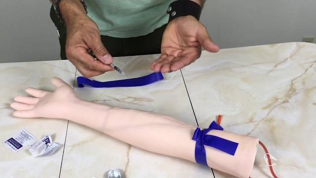 Safer injection demonstration Safer injection demonstration