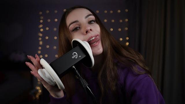 Asmr ear licking & mouth sounds Asmr ear licking & mouth sounds