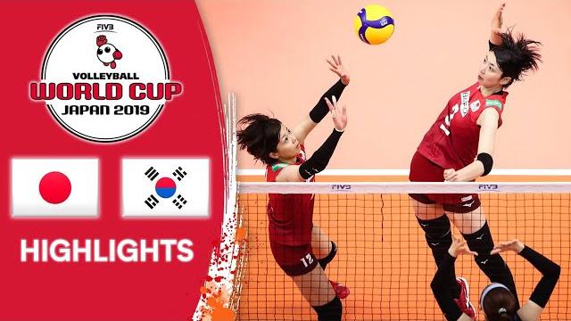 Japan vs. korea - highlights | women's volleyball world cup 2019 Japan vs. korea - highlights | women's volleyball world cup 2019