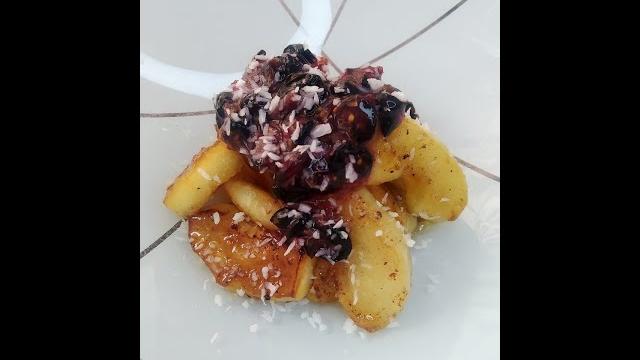 Dessert: “fried apples” yummy Dessert: “fried apples” yummy