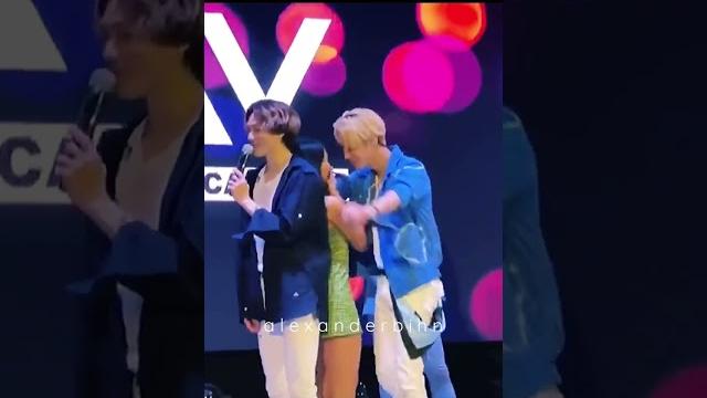 When a staring contest gets very close…#vav #kpop #shorts When a staring contest gets very close…#vav #kpop #shorts