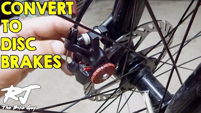 How to convert to disc brakes from v-brakes on mountain bike How to convert to disc brakes from v-brakes on mountain bike