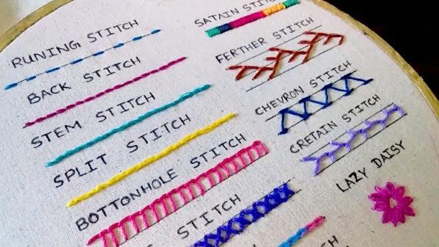 15 basic hand embroidery stitches sampler for absolute beginners 15 basic hand embroidery stitches sampler for absolute beginners