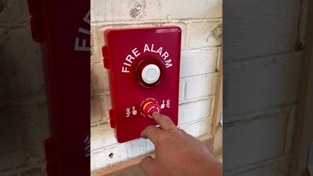 Site fire alarm & strobe working video Site fire alarm & strobe working video