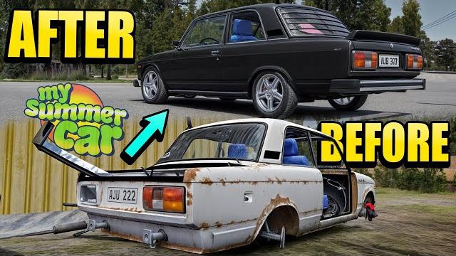 Restoring lada in my summer car Restoring lada in my summer car