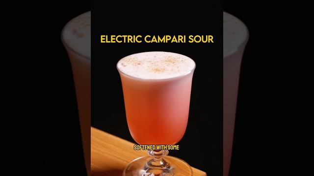 Yuzu + campari + sansho #shorts #cocktail #yuzu Yuzu + campari + sansho #shorts #cocktail #yuzu