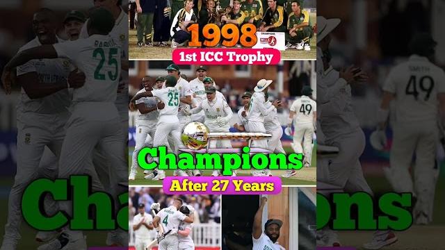South africa finally win icc trophy after 27 years#southafrica#africachampions#wtc2025chamions South africa finally win icc trophy after 27 years#southafrica#africachampions#wtc2025chamions
