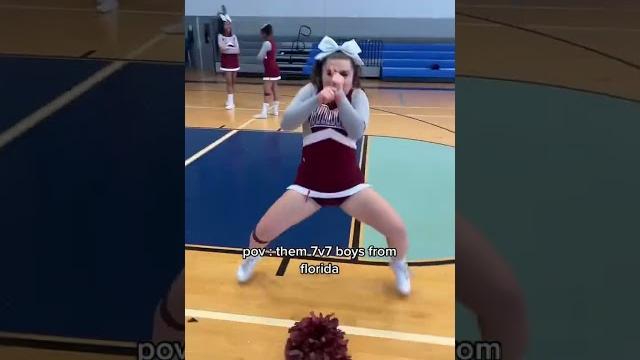 The cheerleaders got it just right #shorts The cheerleaders got it just right #shorts