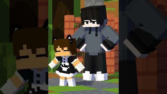 Maid chibi dances in front of boys Maid chibi dances in front of boys
