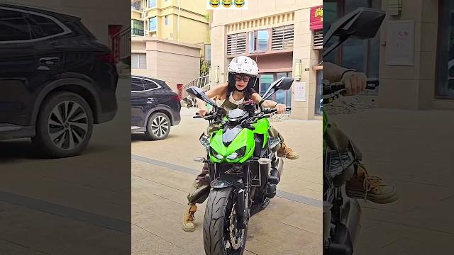 Her big motorcycle #viral #funny #motovlog #trending #top #motorcycle #bike #shorts #superbike Her big motorcycle #viral #funny #motovlog #trending #top #motorcycle #bike #shorts #superbike