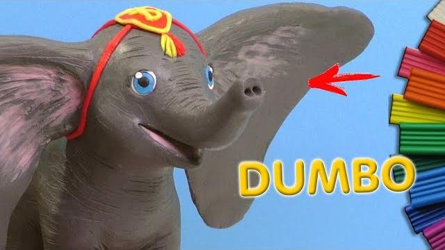 Лепим дамбо слон из пластилина | dumbo 2019 Лепим дамбо слон из пластилина | dumbo 2019