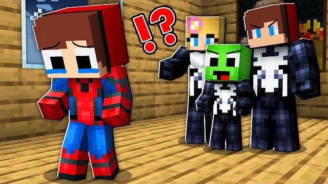 Maizen venom family adopted baby mikey and kicked baby jj spider man out in minecraft - maizen Maizen venom family adopted baby mikey and kicked baby jj spider man out in minecraft - maizen