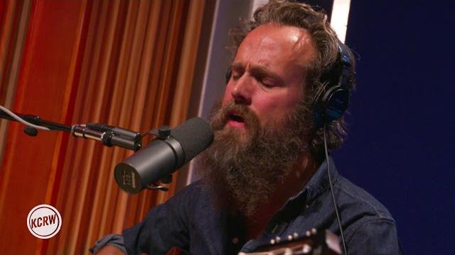 Iron & wine performing "the trapeze swinger" live on kcrw Iron & wine performing "the trapeze swinger" live on kcrw