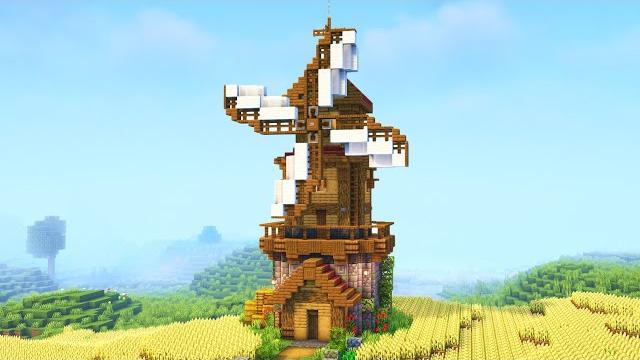 Minecraft | how to build a windmill | tutorial Minecraft | how to build a windmill | tutorial