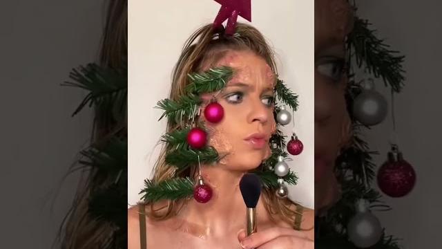 30 christmas makeup looks in 20 seconds?! *crazy ending* #shorts 30 christmas makeup looks in 20 seconds?! *crazy ending* #shorts