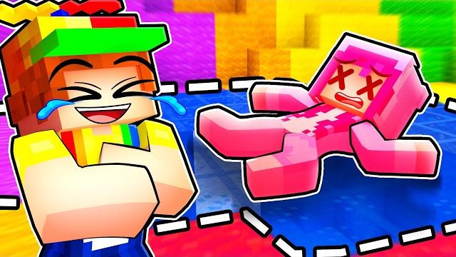 Using fake water in minecraft but you fall... forever! Using fake water in minecraft but you fall... forever!