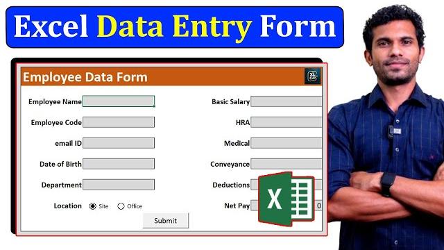 Automated data entry form in excel Automated data entry form in excel