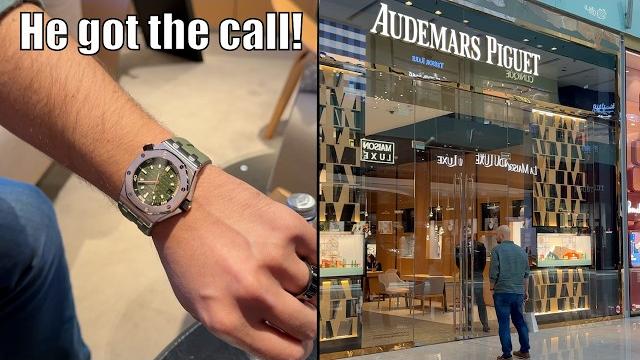 Buying audemars piguet royal oak offshore (friend) & g-shock ga-b2100 for me in dubai mall Buying audemars piguet royal oak offshore (friend) & g-shock ga-b2100 for me in dubai mall