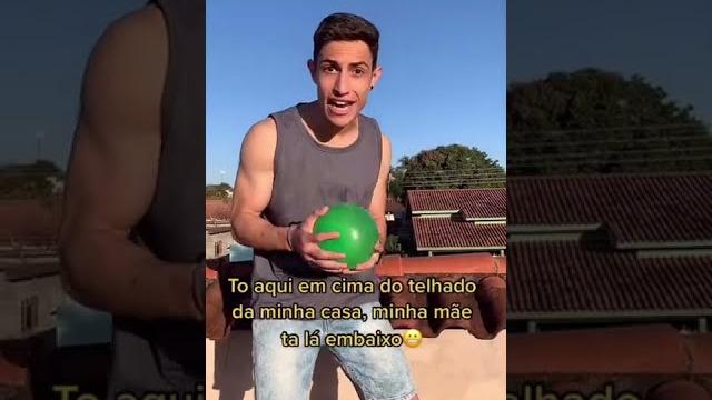 Desafio do balão! #shorts Desafio do balão! #shorts