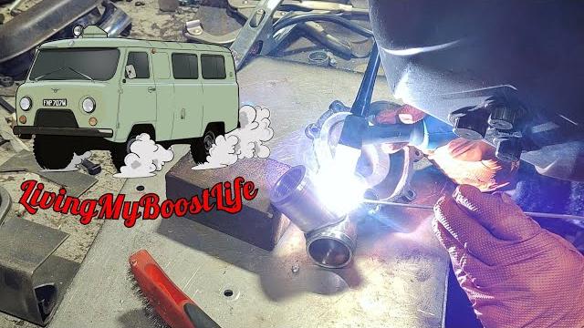 Saab turbo powered uaz 452 progress Saab turbo powered uaz 452 progress