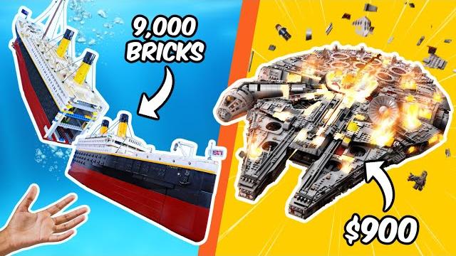 Destroying the world's biggest lego sets... Destroying the world's biggest lego sets...