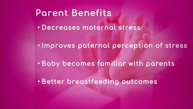 Skin contact: benefits for parents Skin contact: benefits for parents