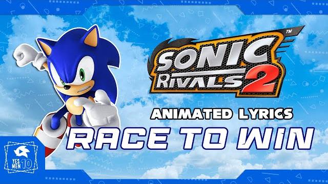 Sonic rivals 2 "race to win" animated lyrics Sonic rivals 2 "race to win" animated lyrics