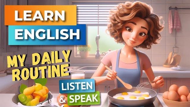 My daily routine | improve your english | english listening skills - speaking skills My daily routine | improve your english | english listening skills - speaking skills
