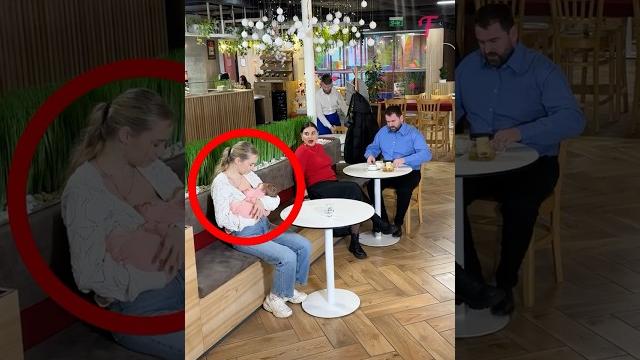 Karma hits a woman shaming a mom for breastfeeding #shorts Karma hits a woman shaming a mom for breastfeeding #shorts