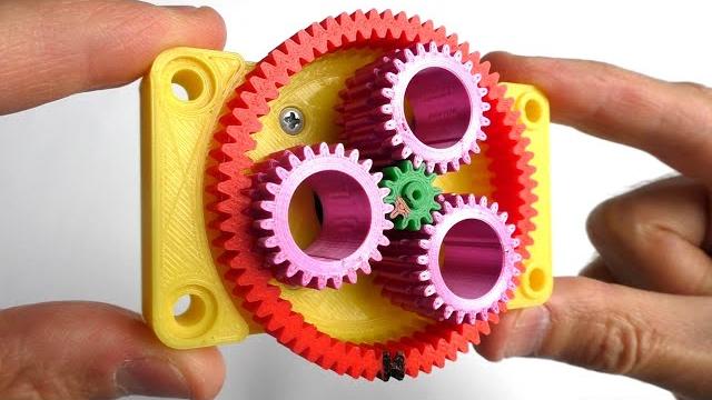 Уникальный планетарный редуктор 354 :1 на 3d принтере 3d print #shorts игорь белецкий Уникальный планетарный редуктор 354 :1 на 3d принтере 3d print #shorts игорь белецкий