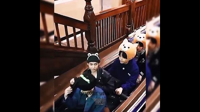 Jungkook was sitting on taehyung's lap #taekook #vkook Jungkook was sitting on taehyung's lap #taekook #vkook