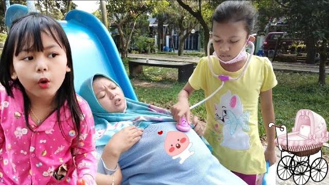 Gawat ‼️ ibu hamil mau melahirkan di taman - main dokter dokteran Gawat ‼️ ibu hamil mau melahirkan di taman - main dokter dokteran