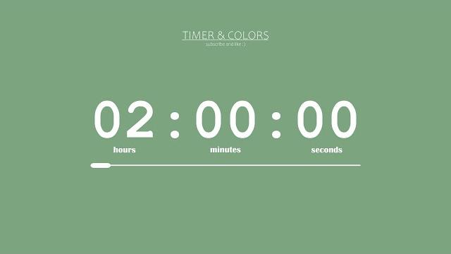 ⌛ 2 hour timer / sweet green screen / countdown ⌛ 2 hour timer / sweet green screen / countdown