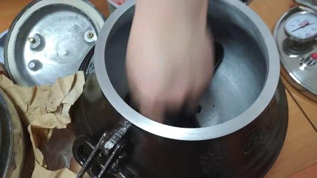 Настоящий афганский казан и подделка Настоящий афганский казан и подделка