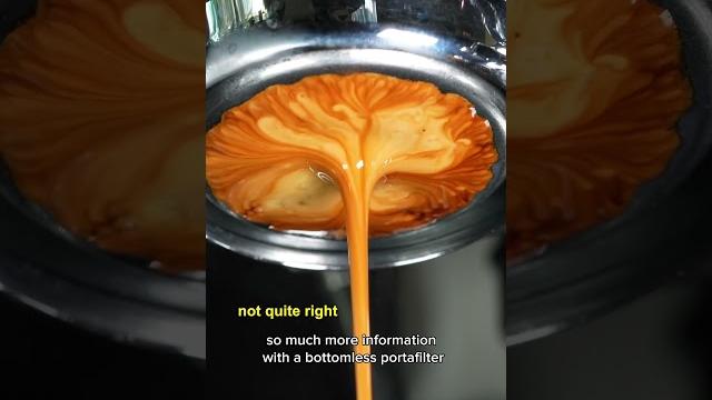 Why i use a bottomless portafilter for espresso Why i use a bottomless portafilter for espresso