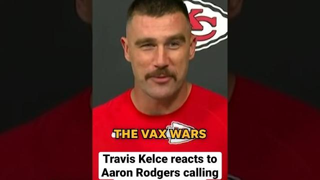 “i thought it was pretty good” travis kelce reacts to aaron rodgers calling him “mr. pfizer” #shorts “i thought it was pretty good” travis kelce reacts to aaron rodgers calling him “mr. pfizer” #shorts