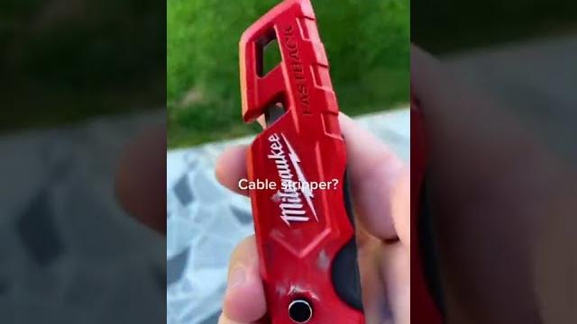 Milwaukee fastback for cable stripper review!!! Milwaukee fastback for cable stripper review!!!