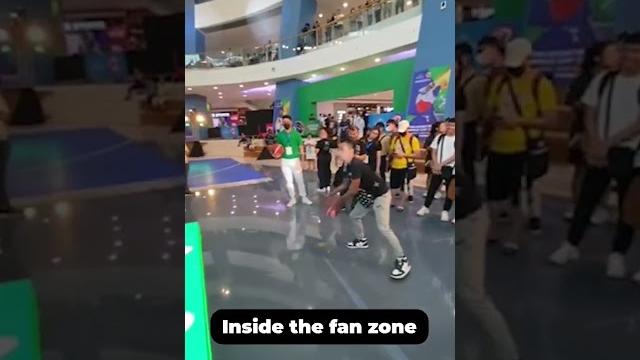 A peek inside the fiba fan zone #fibawc A peek inside the fiba fan zone #fibawc