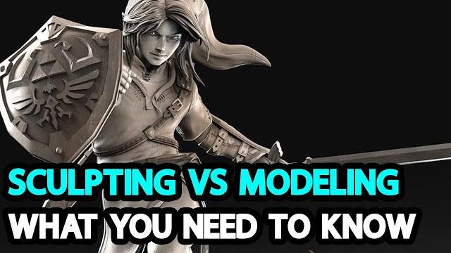 3d modeling vs sculpting, what are the differences 3d modeling vs sculpting, what are the differences