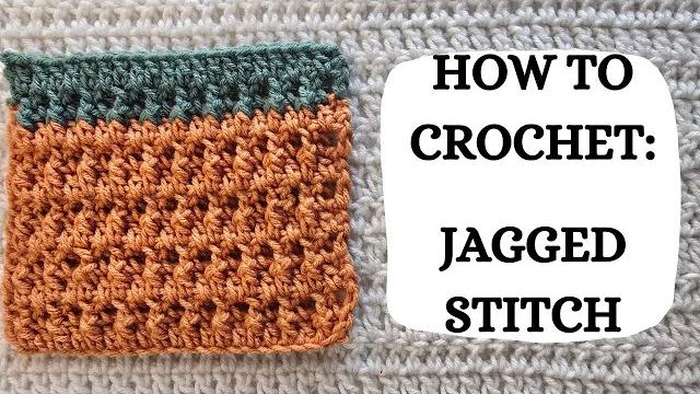 How to crochet: jagged stitch | tutorial, diy, intermediate crochet, pretty crochet,cute,fun stitch How to crochet: jagged stitch | tutorial, diy, intermediate crochet, pretty crochet,cute,fun stitch