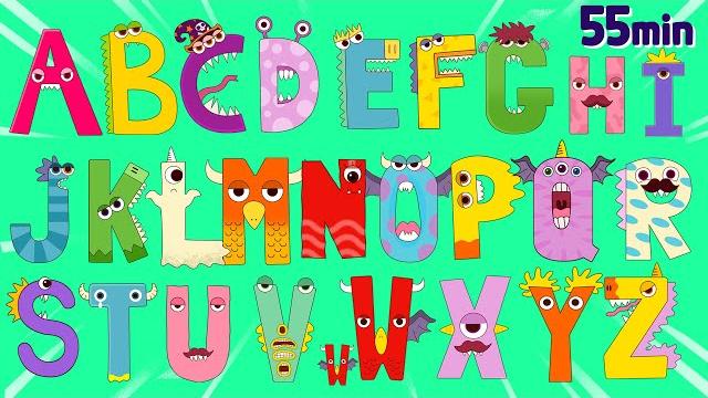Monster alphabet phonics song from a to z - abc nursery rhymes & educational video for kids Monster alphabet phonics song from a to z - abc nursery rhymes & educational video for kids