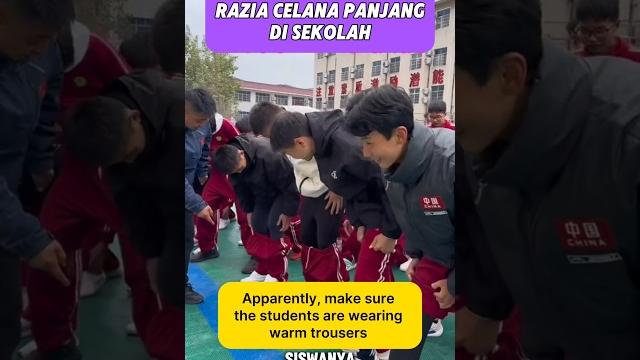 Wajib pakai celana panjang 2 lapis#china #videolucu #shorts Wajib pakai celana panjang 2 lapis#china #videolucu #shorts