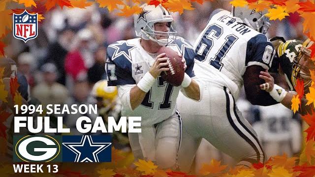 Thanksgiving day battle in dallas! packers vs. cowboys full game | nfl 1994 season week 13 Thanksgiving day battle in dallas! packers vs. cowboys full game | nfl 1994 season week 13