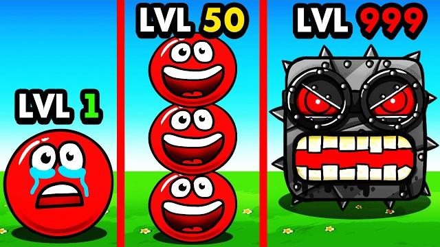 Level 1 vs level 999 red ball Level 1 vs level 999 red ball