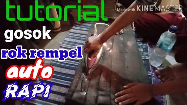 Cara menggosok rok rempel Cara menggosok rok rempel